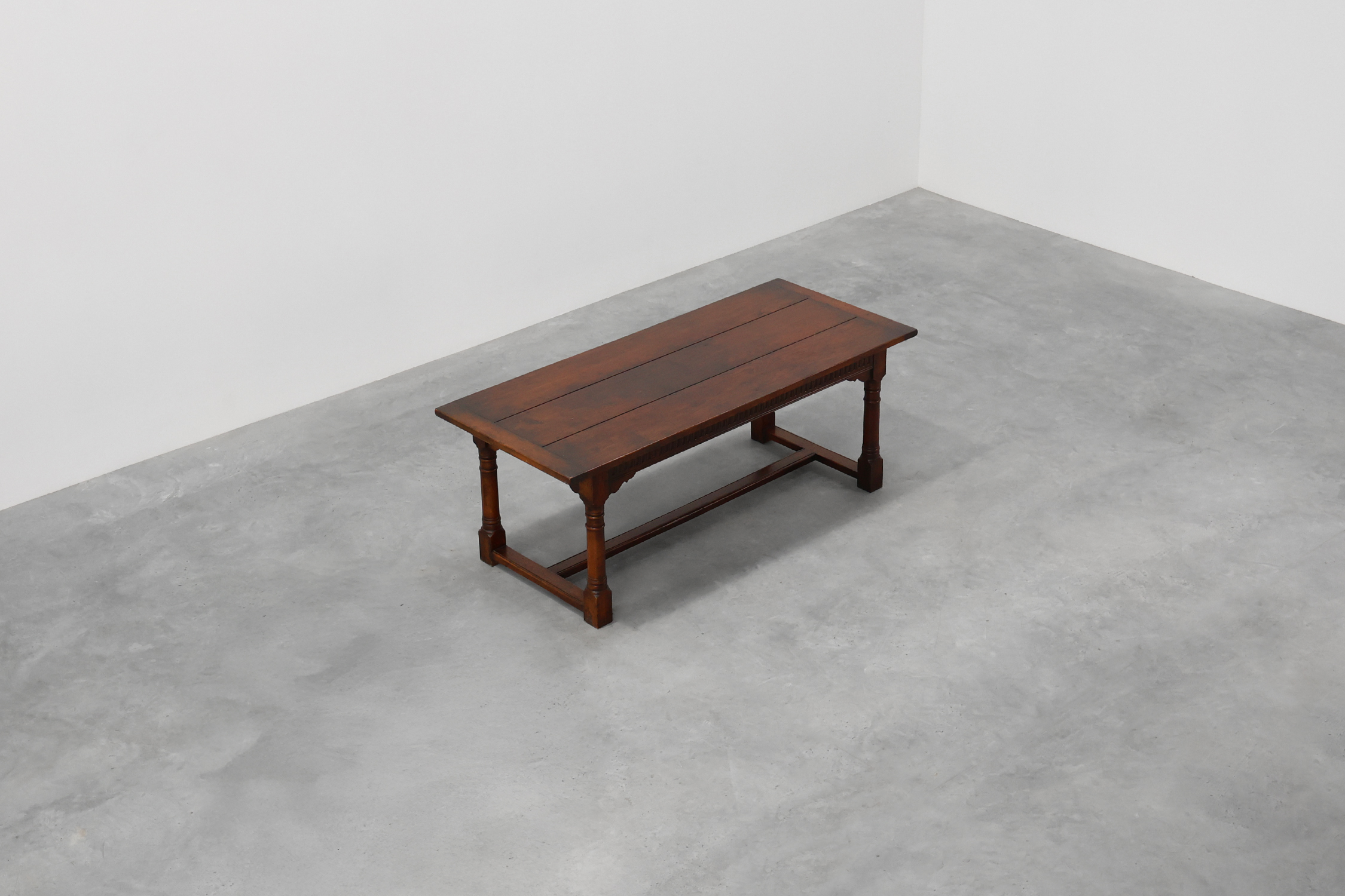 19th-Century French Provincial Oak Dining Tablethumbnail